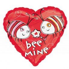 Bee Mine Foil Balloon