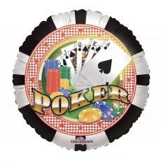 Casino Poker Foil Balloon