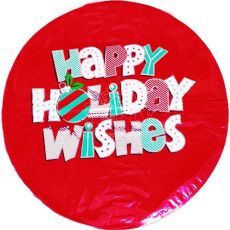 Merry Christmas Happy Holiday Wishes Balloon