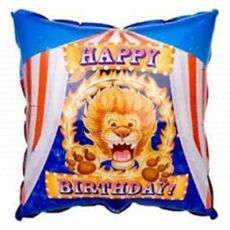 Lion Zoo CIRCUS LION Ring Of Fire Foil Balloon