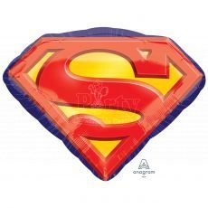 Superman Emblem Superheroes Foil Balloon
