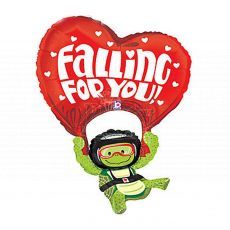 Turtle Falling For You Balloon