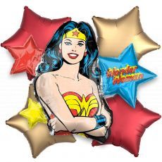 Wonder Woman Justice League Balloon Bouquet
