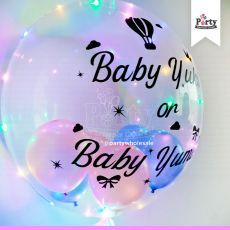 Customised Fairy Light Bubble Balloon