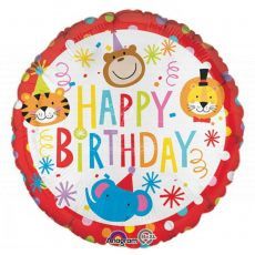 Circus Birthday Foil Balloon