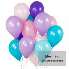 Mermaid Balloon Colour Palette