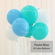 Pastel Blue Latex Balloon Palette