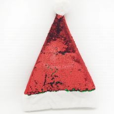 Red Glitter Christmas Santa Hat