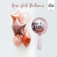 Customised Rose Surprise Balloons