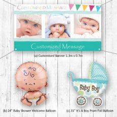 Baby Shower Boy Balloon Party Wholesale Singapore