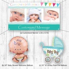 Baby Shower Boy Balloon Party Wholesale Singapore