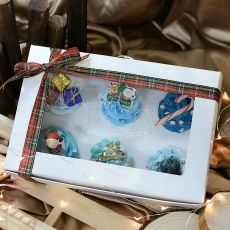 Christmas Joyous Cupcakes of Six