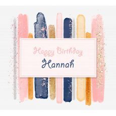 Pastel Watercolour Palette Customized Banner