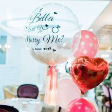 Customised Bubble Helium BalloonPersonalised Proposal Bubble Balloon