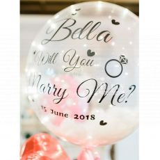 Personalised Proposal Bubble Balloon