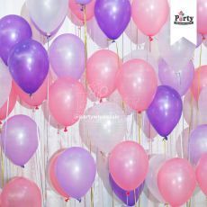 Pink Lavender Balloon Backdrop
