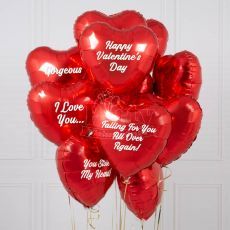 Customized Red Valentine's Day Helium Balloon