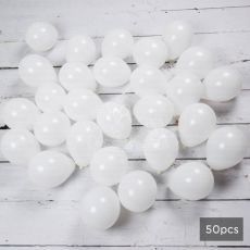Mini White Latex Balloon
