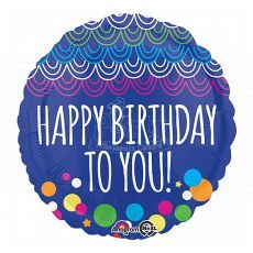 Happy Birthday to You Wave Balloon 18inch
