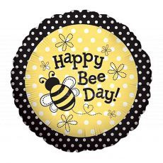 Happy Bee Day Balloon 18inch Party Wholesale