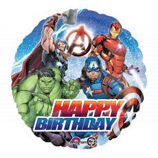 Avenger Superheros Happy Birthday Foil Balloon 18inch