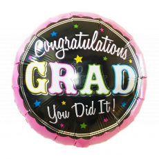 Congratulations You Did it Graduation Foil Balloon