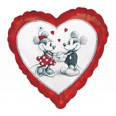 Mickey Minnie Love Heart Foil Balloon Singapore