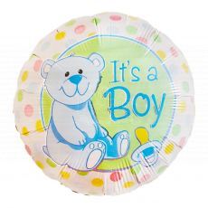 It's A Boy Bear Baby Shower Balloon