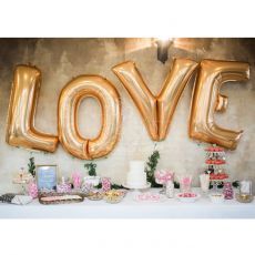 Letter Balloon Backdrop Decoration Ideas