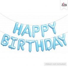 Blue Happy Birthday Letter Balloon Party Wholesale