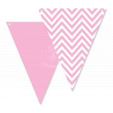 Pink Chevron Bunting Party Supplies Singapore