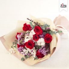Vintage Love Rose Flower Bouquet Singapore Delivery