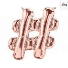 Rose Gold Hashtag Balloon Party Wholesale Singapore