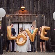 Wedding Letter Balloons Ideas