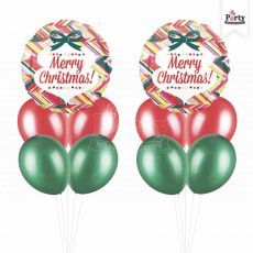 Merry Christmas Bow Ornament
Foil Balloon
Package