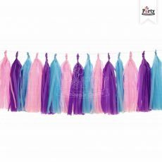 Shimmer Shine Tissue Tassel Garland Party Supplies Decoration