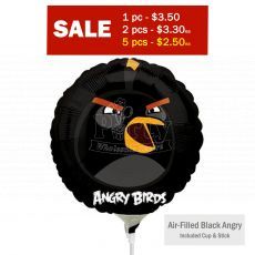 Sale Airfilled Black Angry Bird Party Wholesale Singapore