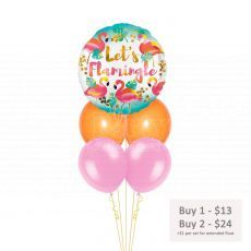 Aloha Flamingo Helium Balloons Party Wholesale Singapore