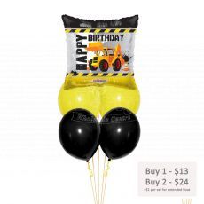 Happy Birthday Construction Helium Balloon Party Supplies Singapore