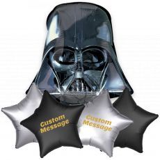 Customised Darth Vadar Star Wars Helium balloon Party Wholesale Singapore