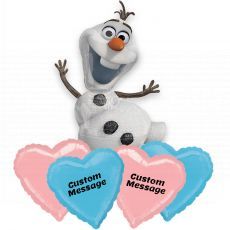 Customised Frozen Snow olaf Helium Balloon Party Supplies Singapore