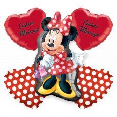 Customised Minnie Surprise Delivery Helium Balloon Party Supplies Singpore