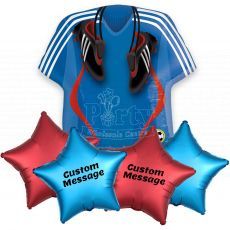 Customised Sports Soccer Jersey Helium Balloon Party Wholesale Singapore