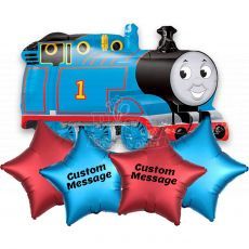 Customised Thomas Train Vehicle Helium Balloon Party Wholesale Singapore