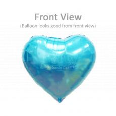 Baby Blue Heart Shape Foil Balloon 18inch