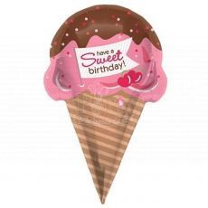 Ice Cream Cone Happy Birthday Helium Balloon Party Wholesale