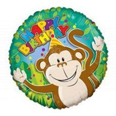 Safari Monkey Birthday Surprise Helium Balloon Singapore