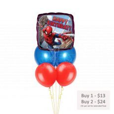 Happy Birthday Spiderman Helium Balloon Party Supplies Singapore