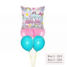 Happy Birthday Unicorn Theme Helium Balloon Party Supplies Singapore