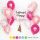 Pink Rose Gold Bespoke Customised Bubble Helium Balloon Party Wholesale